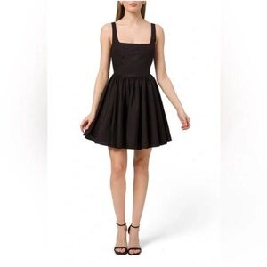 Wayf Black Jade Mini Dress